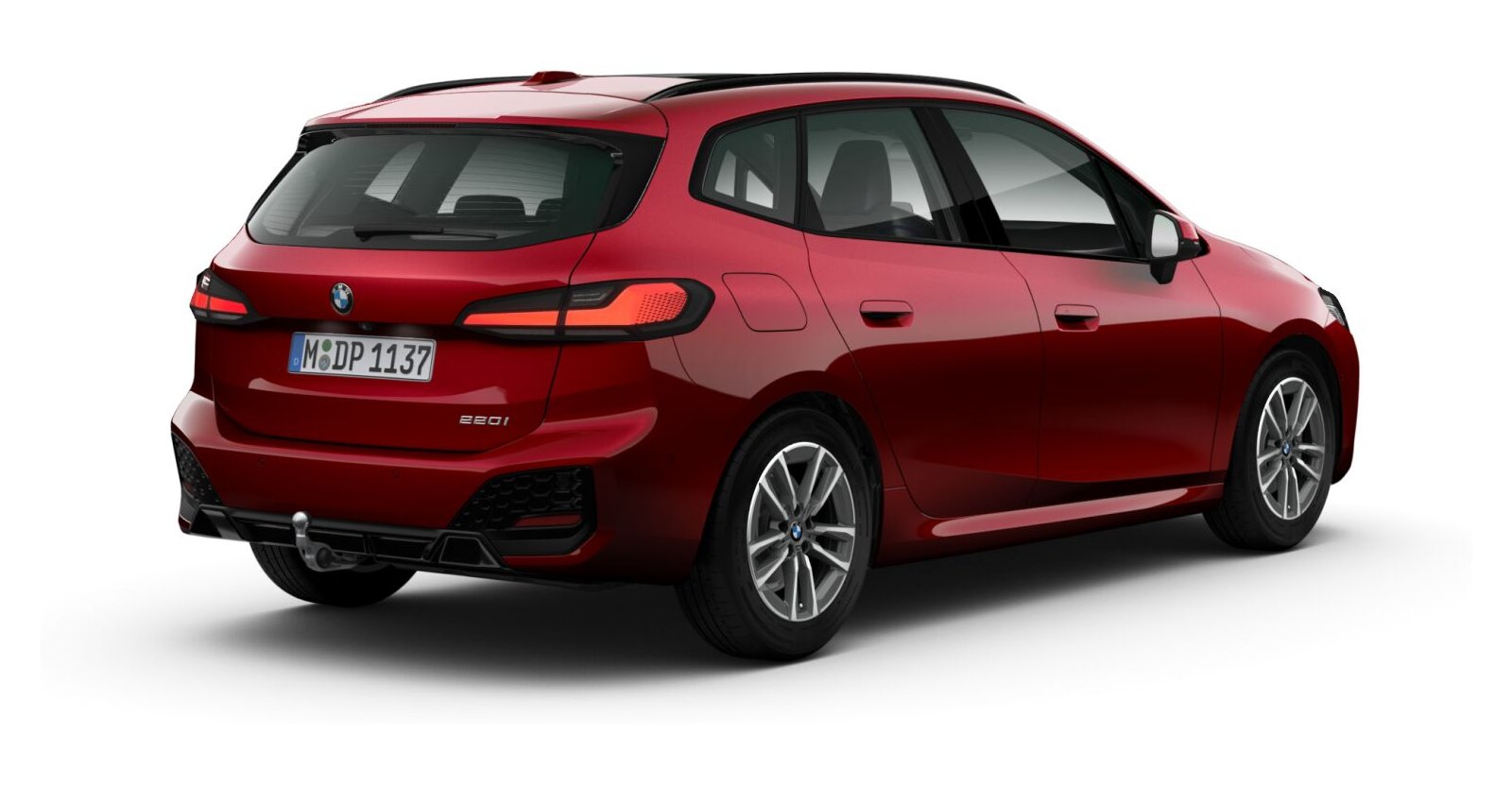 BMW BMW 2er in Rot von hinten BMW BMW 2er in Rot von hinten