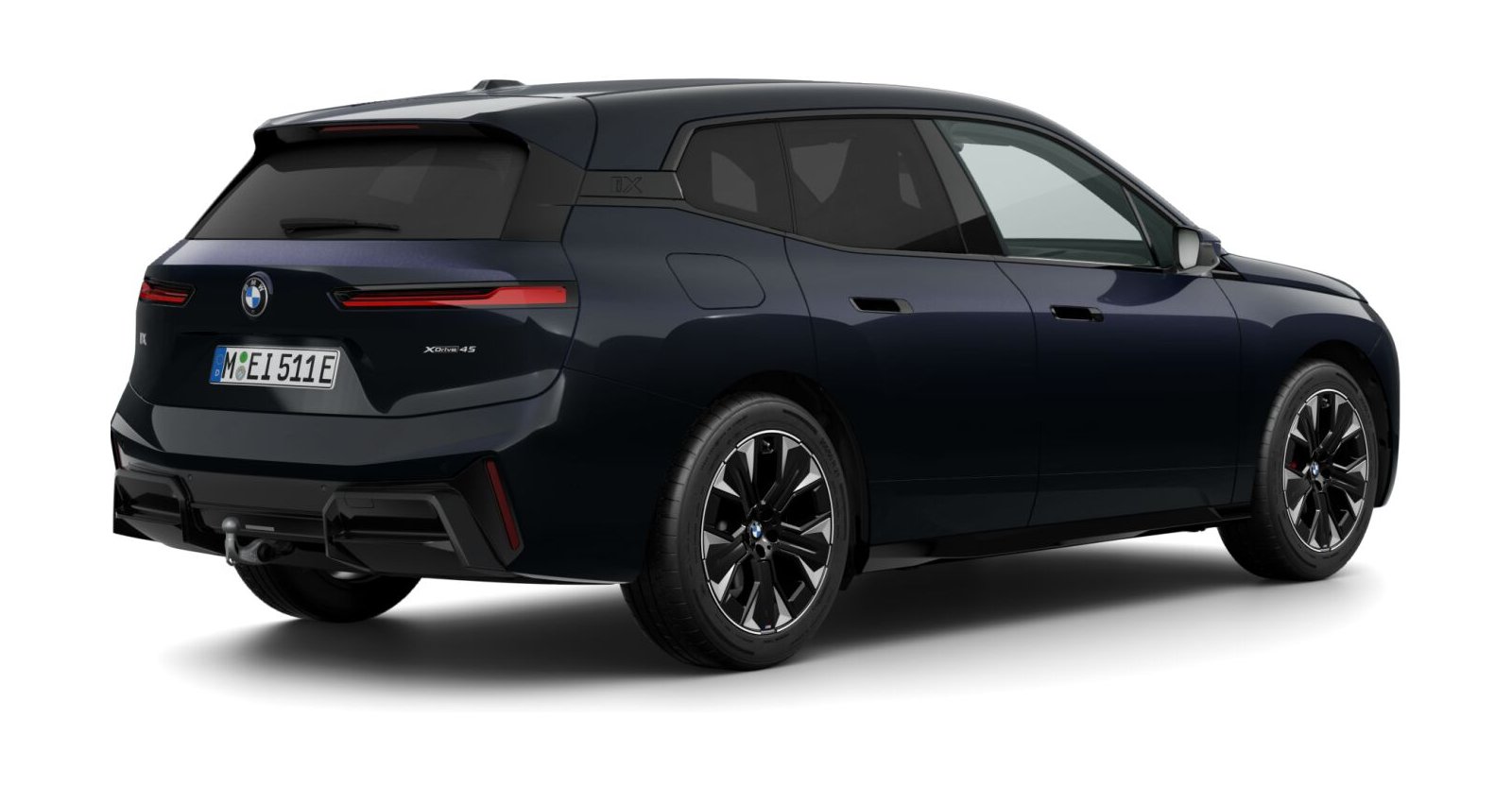 BMW BMW I in Schwarz von hinten