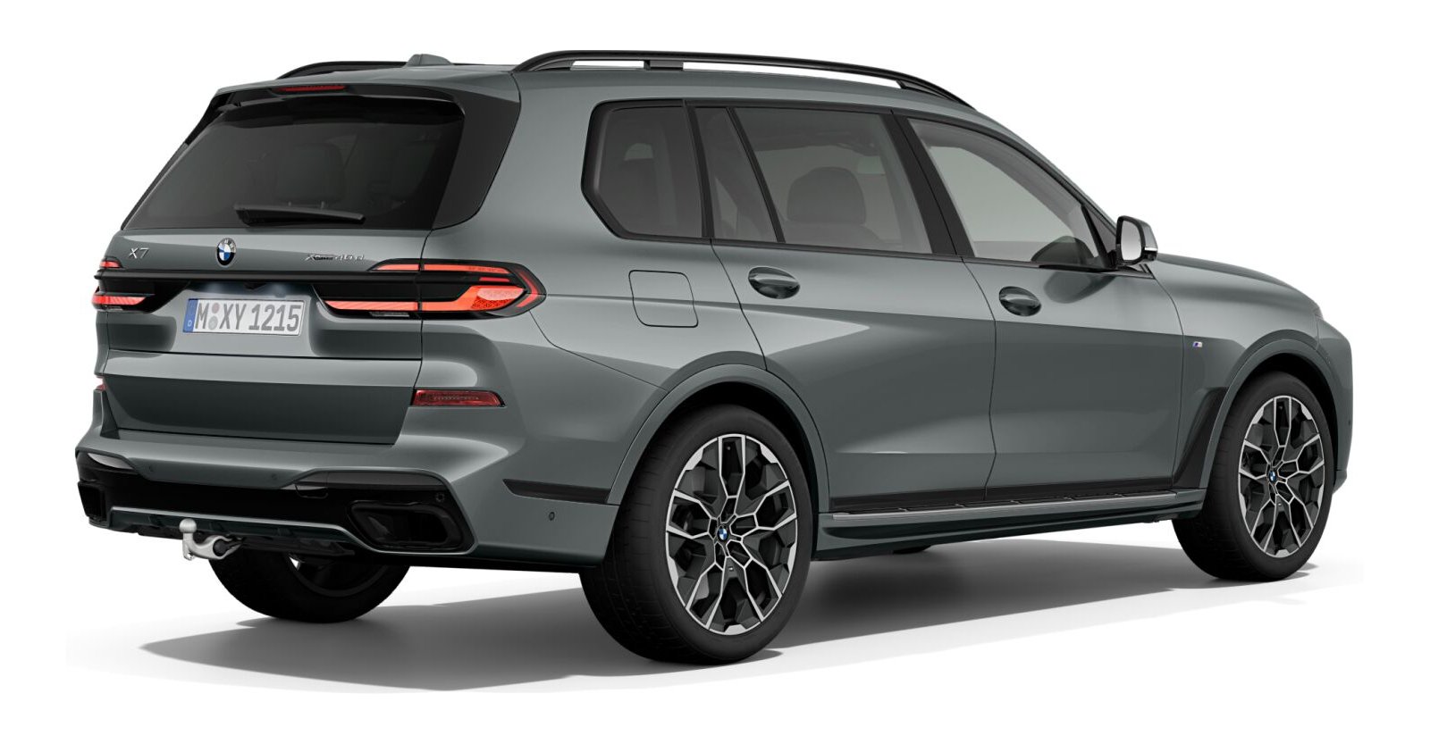 BMW BMW X in Grau von hinten