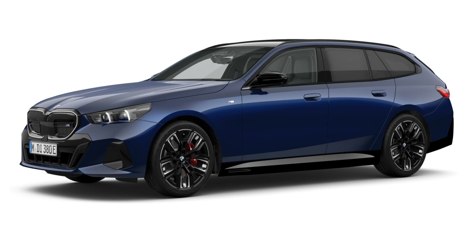 BMW BMW I in Blau von vorne BMW BMW I in Blau von vorne