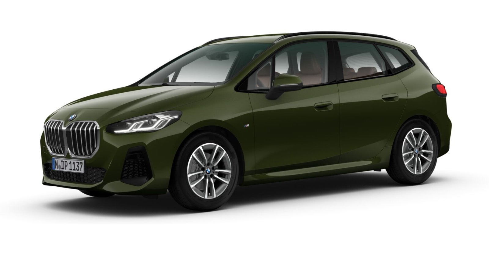BMW BMW 2er in Grün von vorne BMW BMW 2er in Grün von vorne