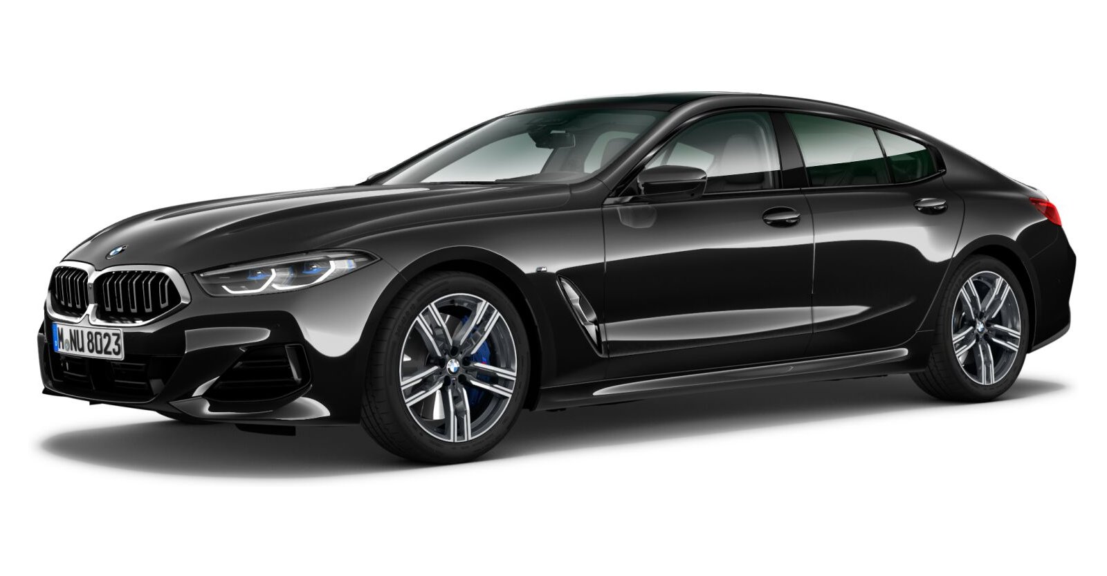BMW BMW 8er in Schwarz von vorne BMW BMW 8er in Schwarz von vorne