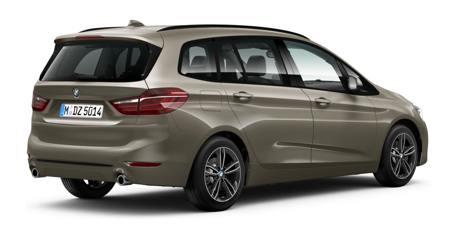 BMW BMW 2er in Beige von hinten