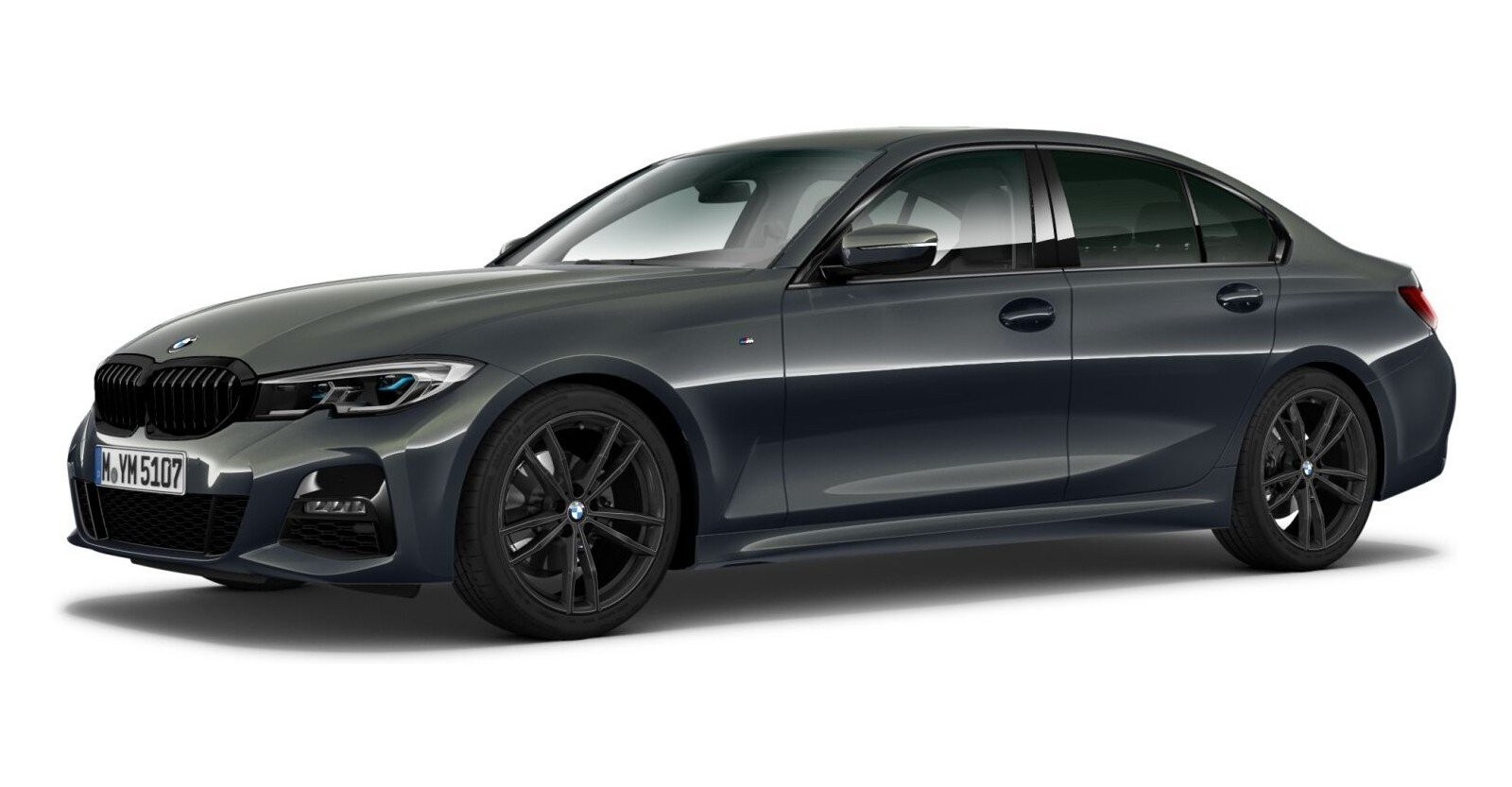 BMW BMW 3er in Grau von vorne BMW BMW 3er in Grau von vorne