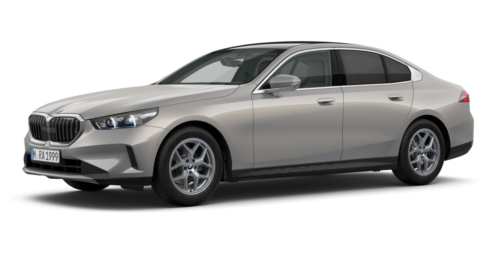 BMW BMW 5er in Grau von vorne