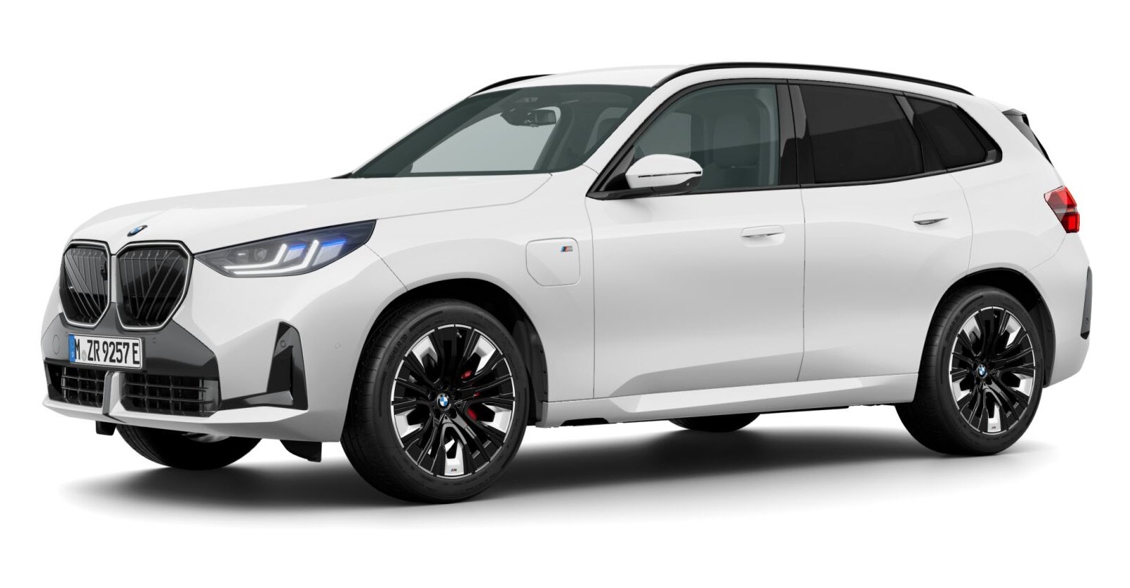 BMW X3 30e xDrive in Weiß von vorne