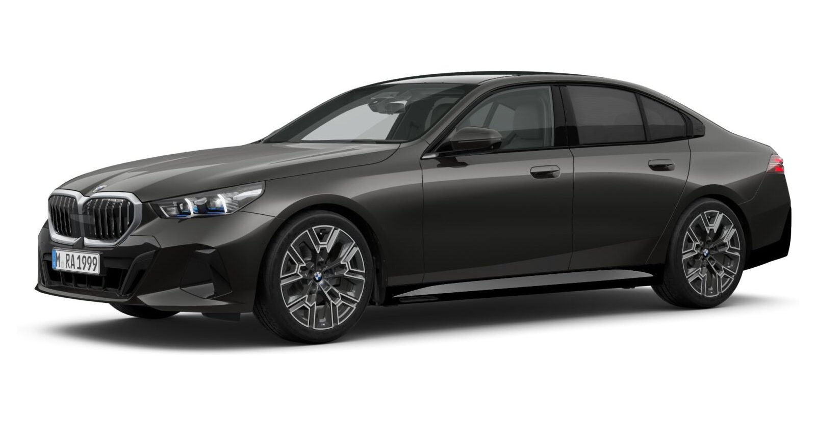 BMW BMW 5er in Grau von vorne
