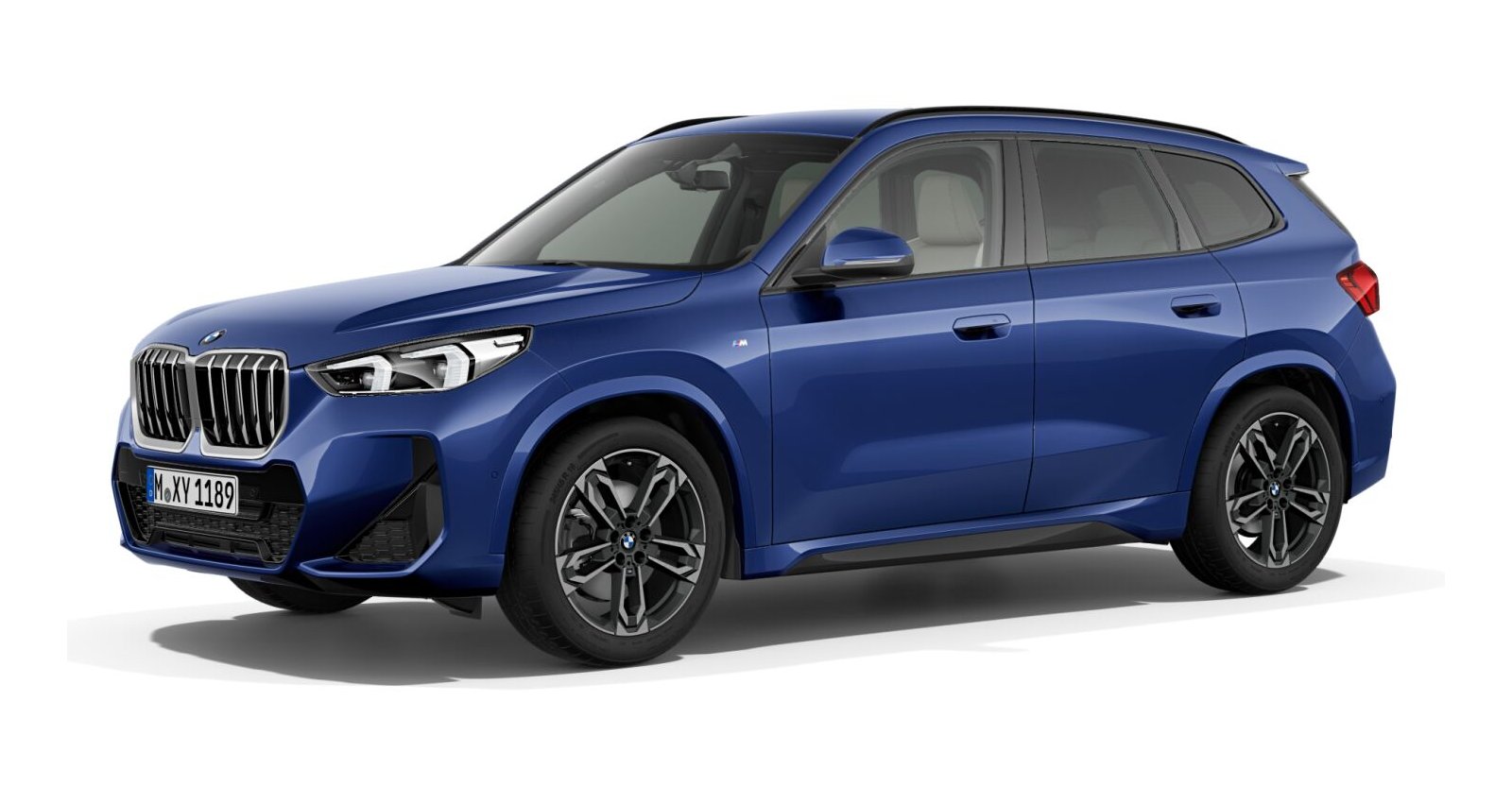 BMW BMW X in Blau von vorne BMW BMW X in Blau von vorne