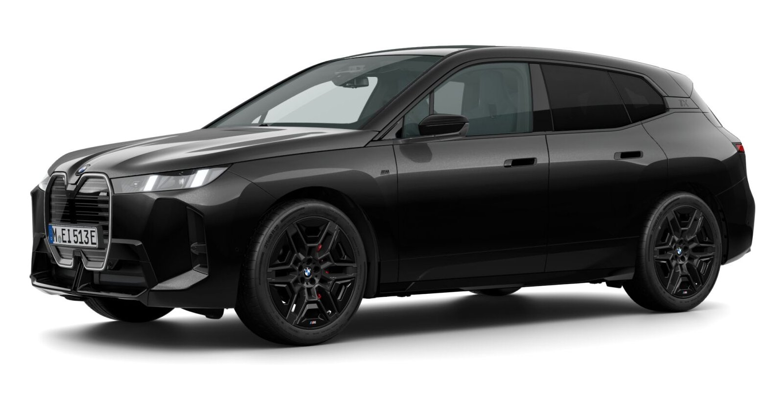 BMW BMW I in Schwarz von vorne BMW BMW I in Schwarz von vorne
