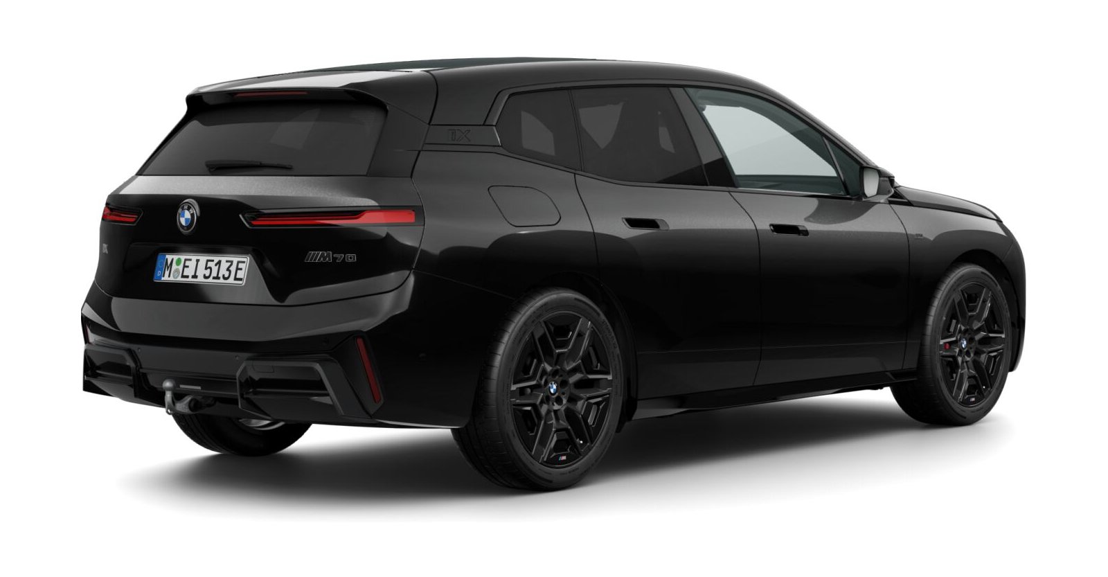 BMW BMW I in Schwarz von hinten BMW BMW I in Schwarz von hinten