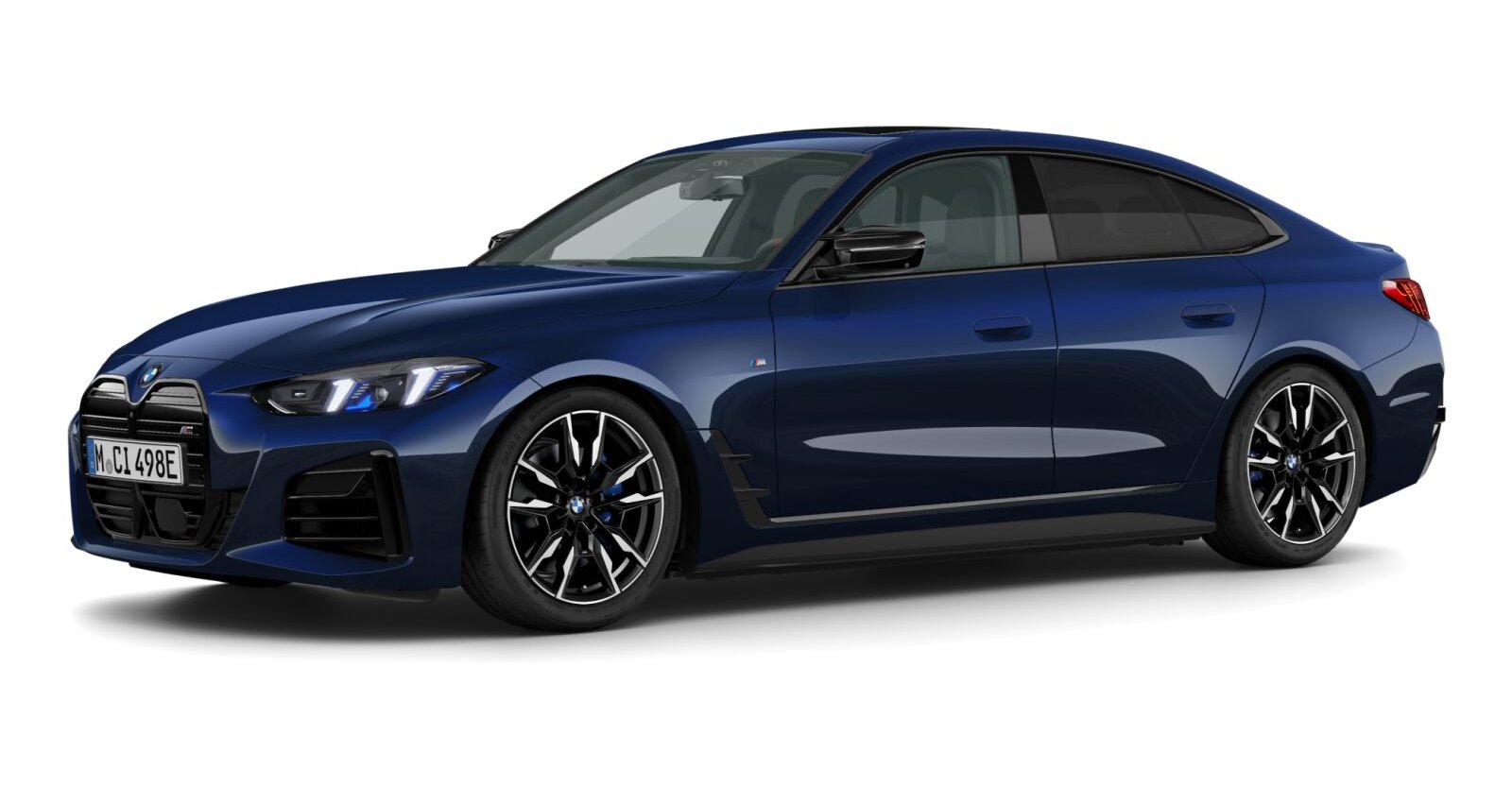 BMW BMW I in Blau von vorne