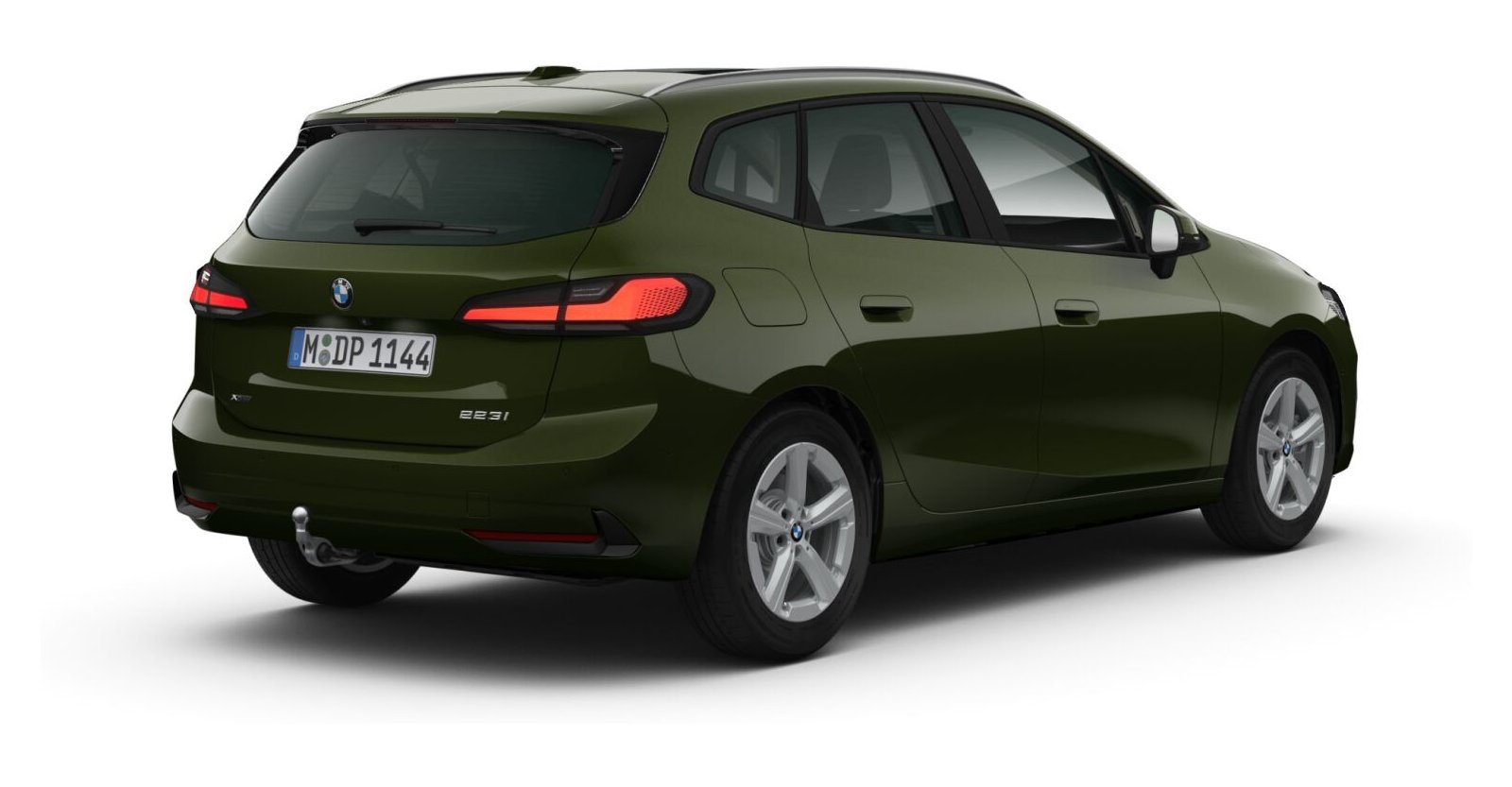 BMW BMW 2er in Grün von hinten