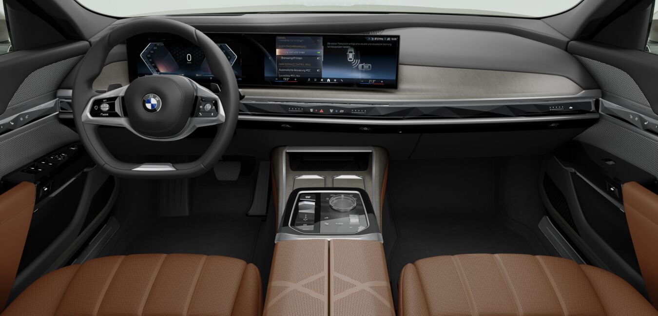 BMW BMW 7er im Innenraum von vorne BMW BMW 7er im Innenraum von vorne