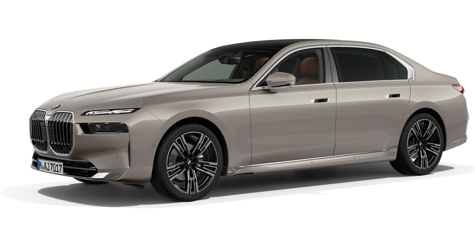 BMW BMW 7er in Grau von vorne BMW BMW 7er in Grau von vorne