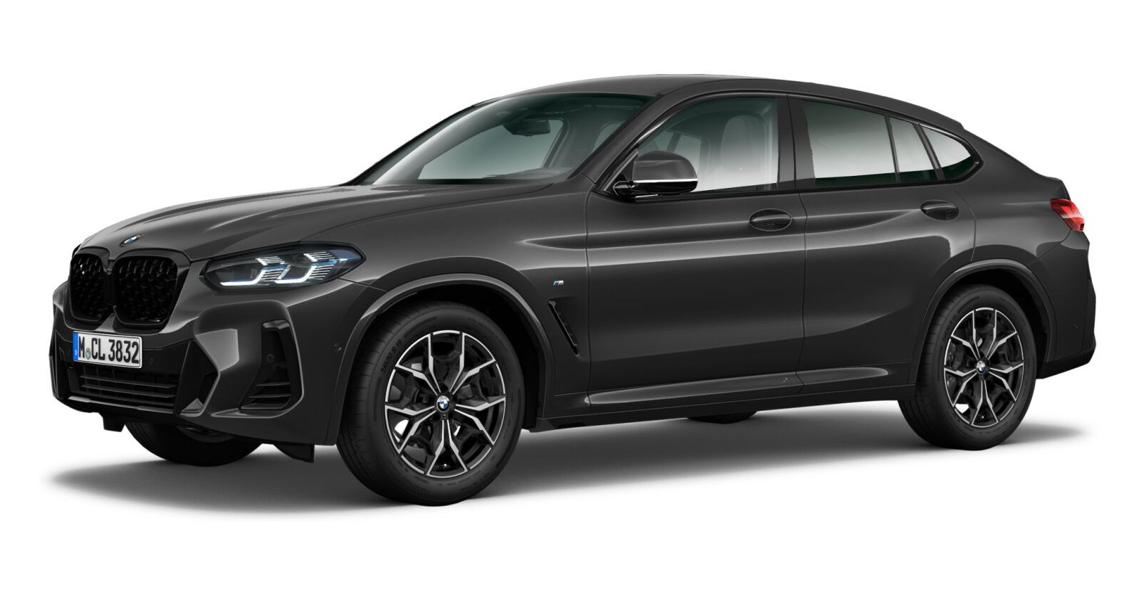 BMW X4 xDrive30d in Grau von vorne BMW X4 xDrive30d in Grau von vorne