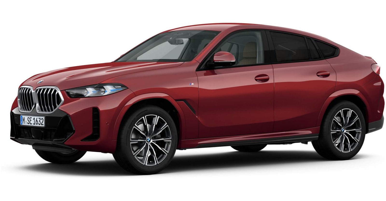 BMW BMW X in Rot von vorne