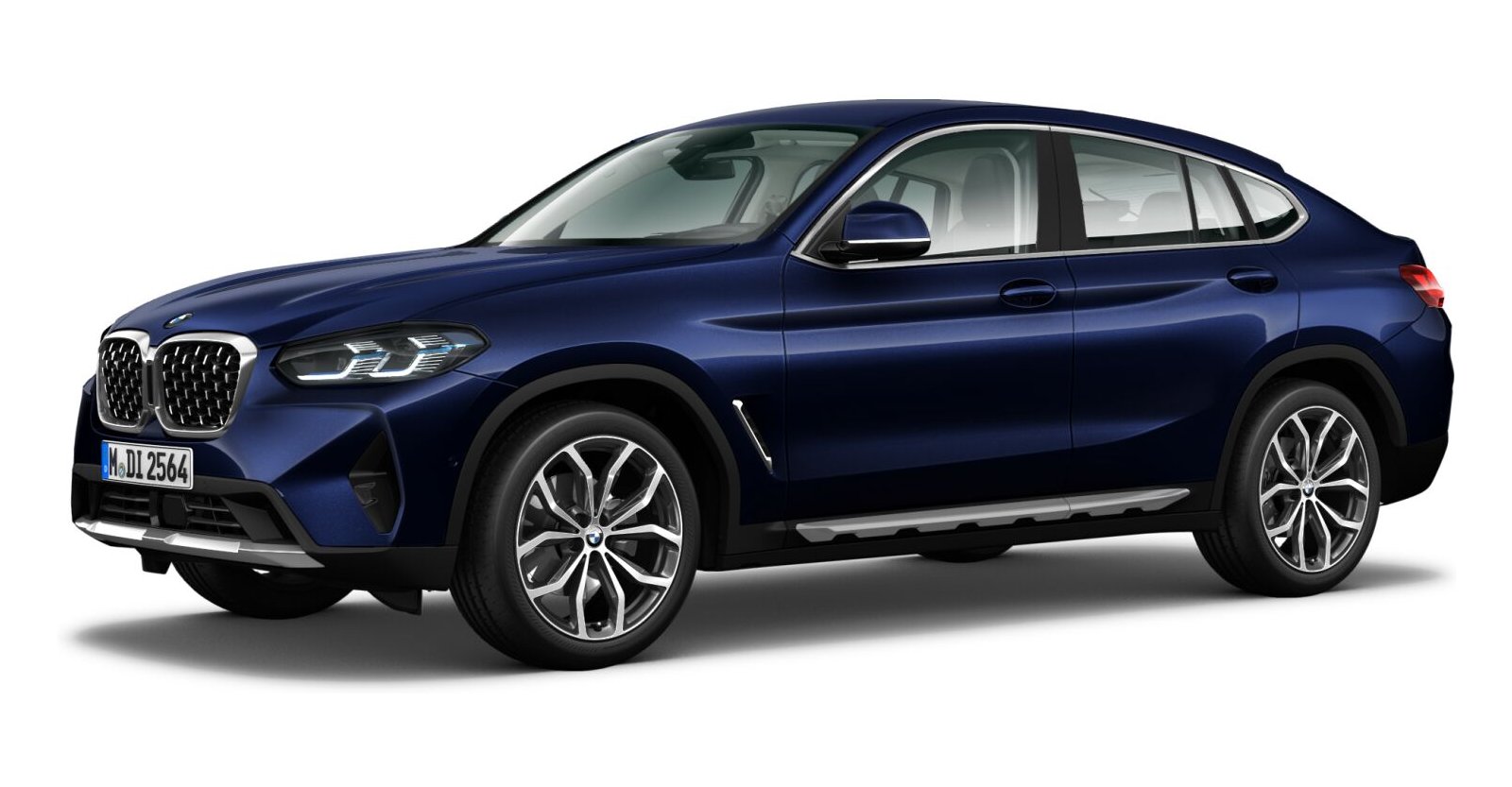 BMW BMW X in Blau von vorne BMW BMW X in Blau von vorne