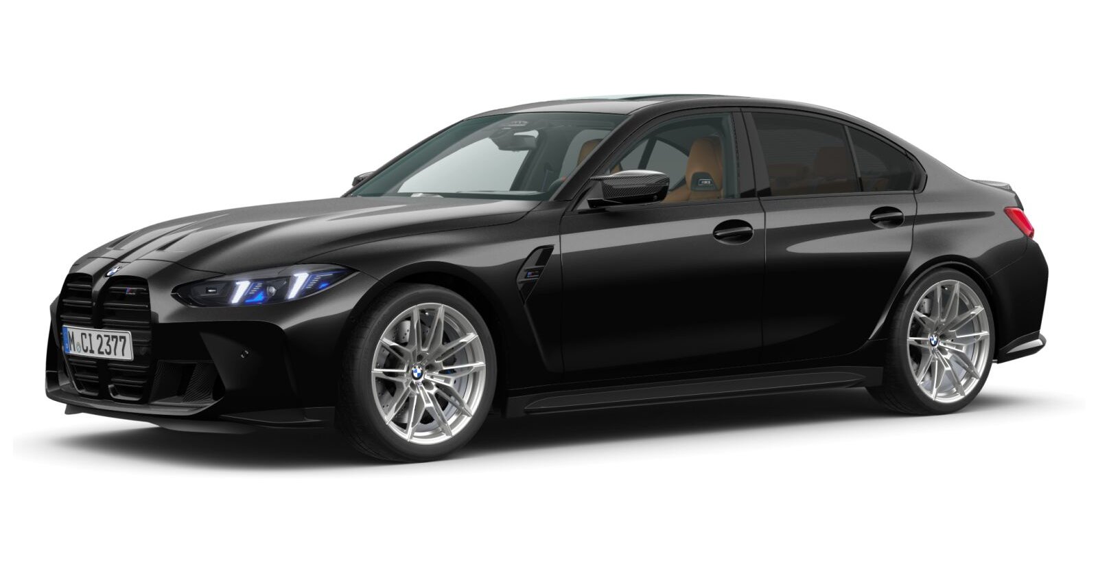 BMW BMW M in Schwarz von vorne BMW BMW M in Schwarz von vorne