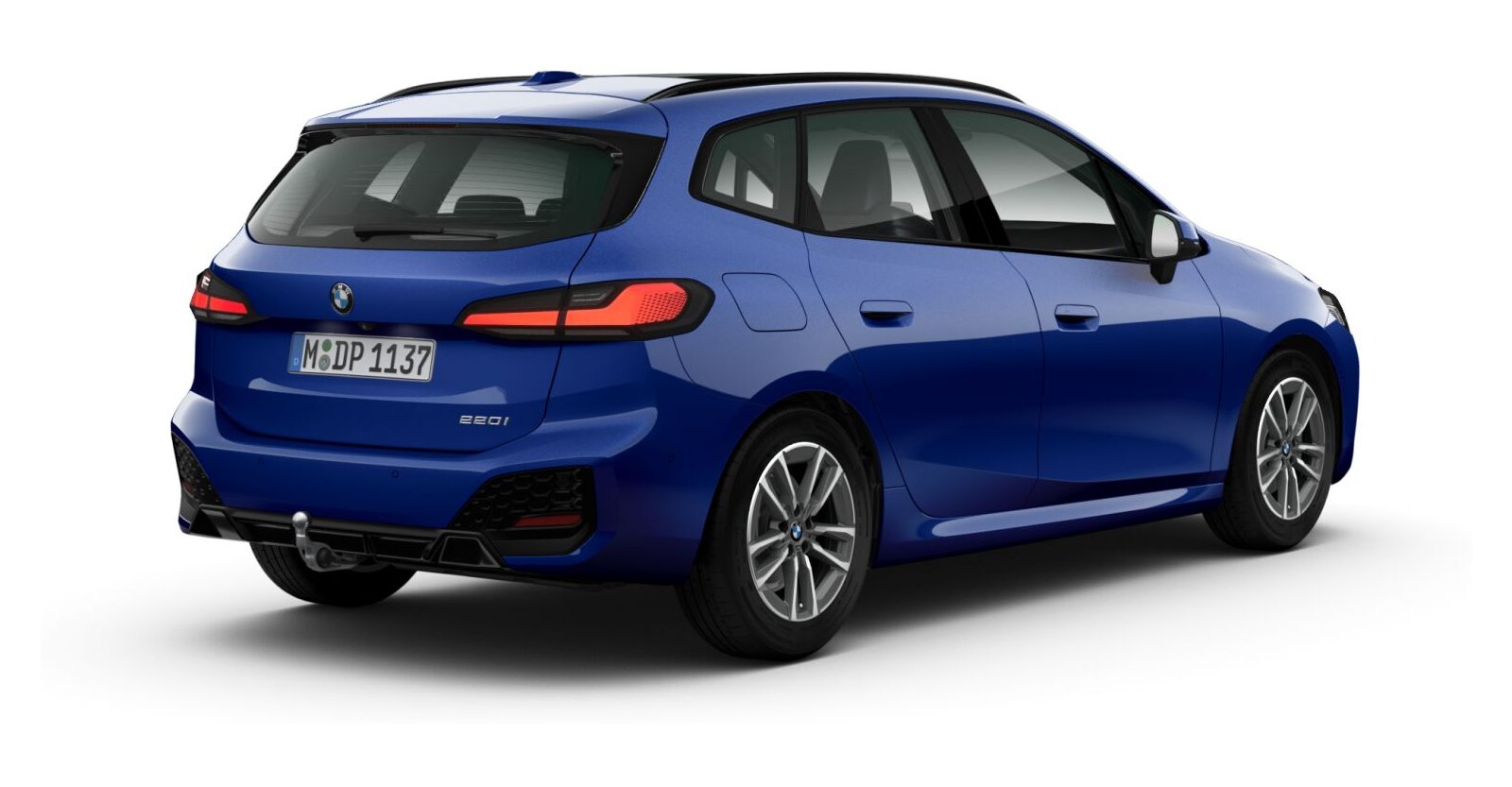 BMW BMW 2er in Blau von hinten