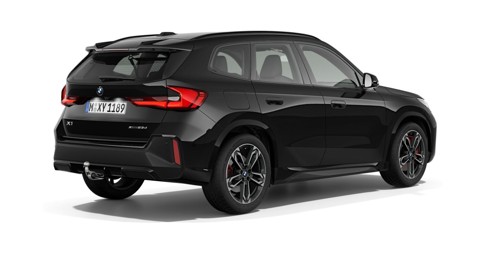 BMW BMW X in Schwarz von hinten BMW BMW X in Schwarz von hinten