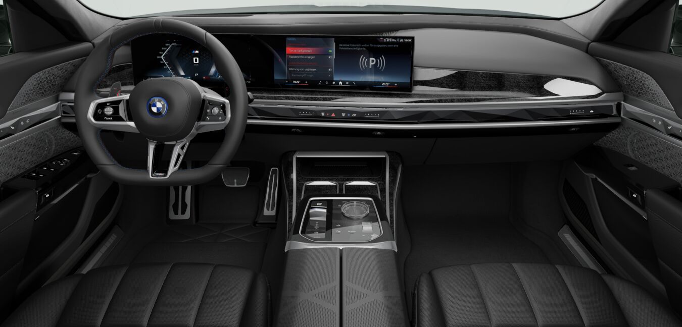BMW BMW 7er im Innenraum von vorne BMW BMW 7er im Innenraum von vorne