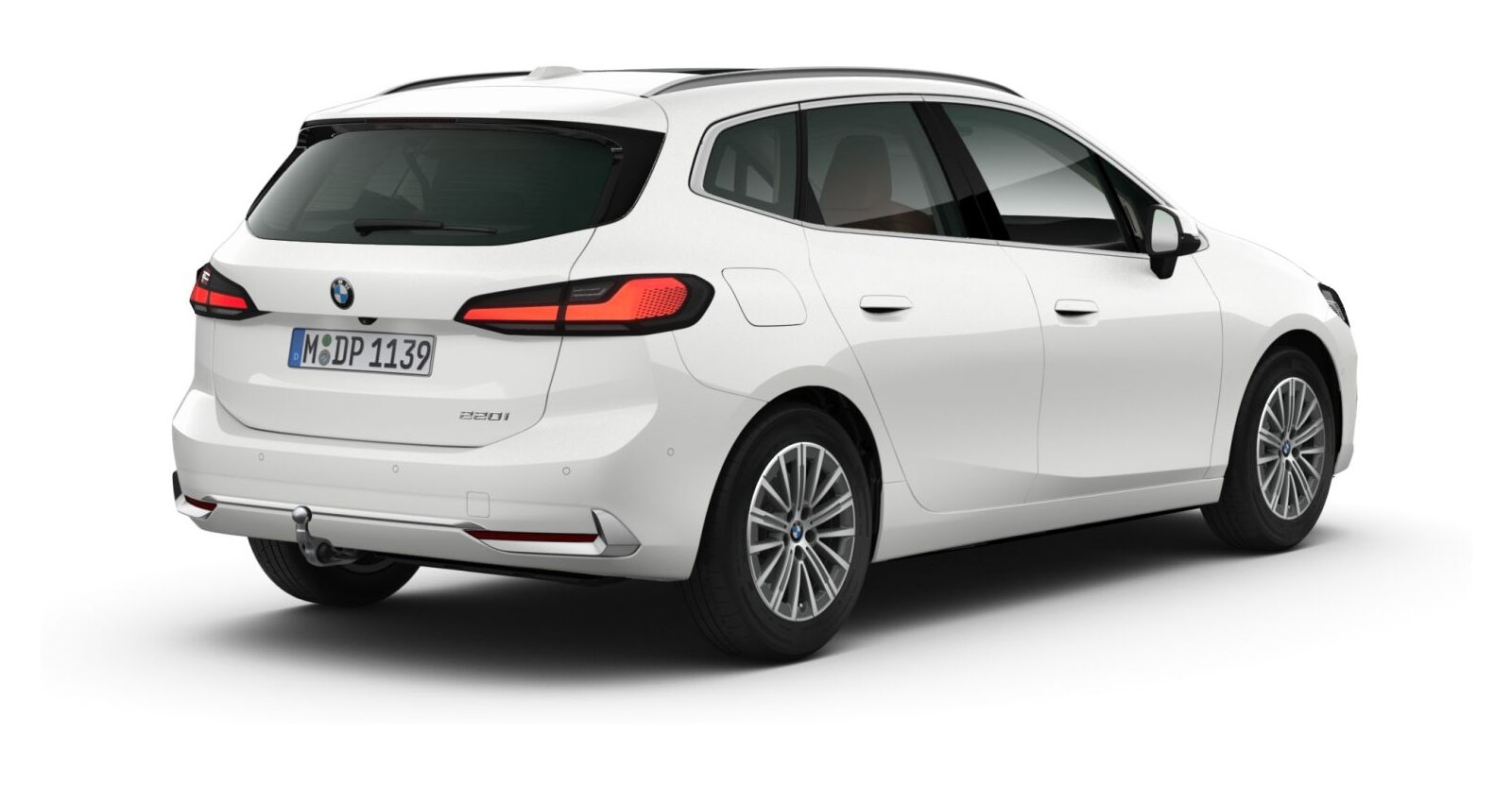 BMW BMW 2er in Weiß von hinten