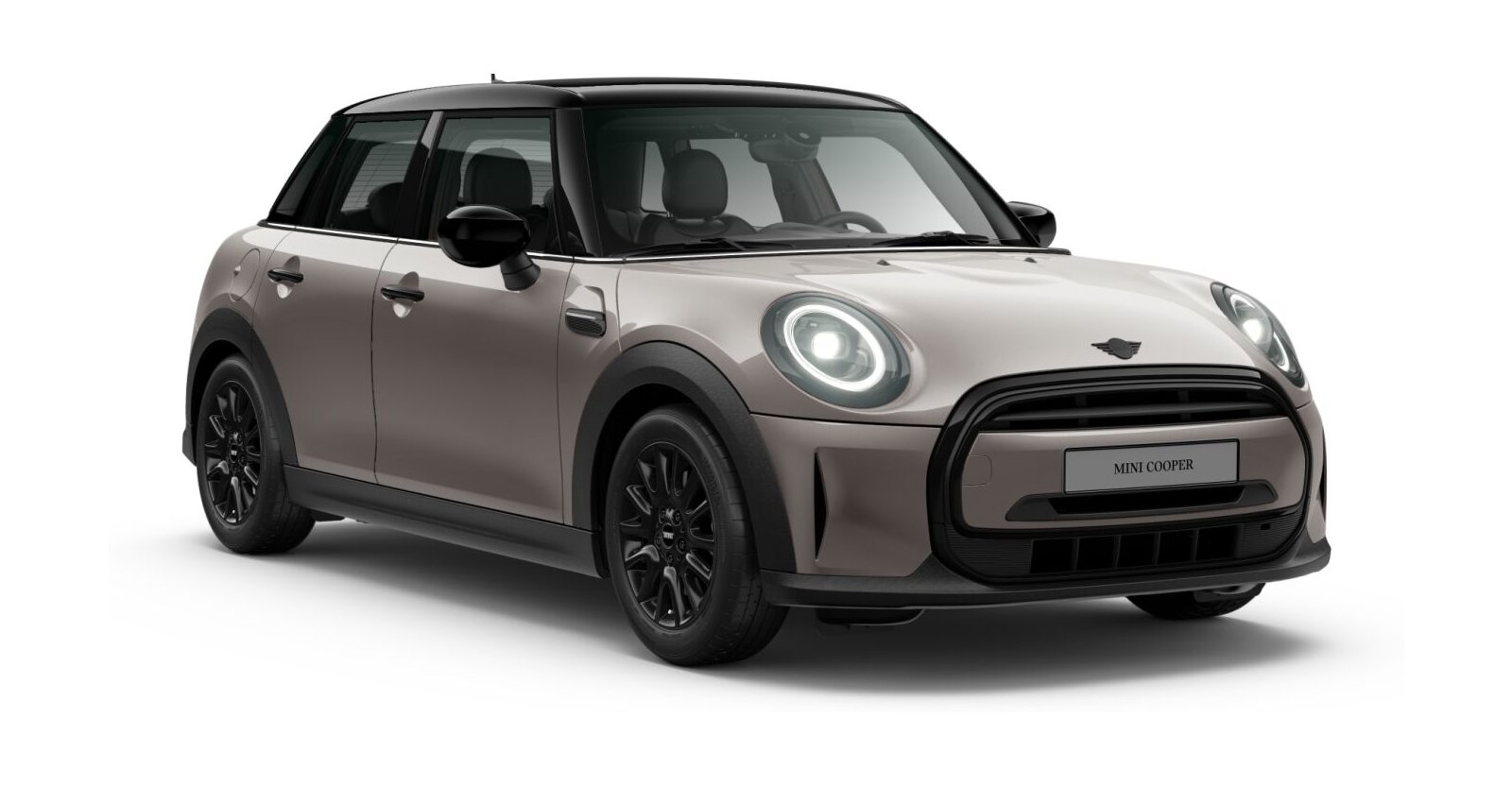 MINI Cooper 5-Türer in Grau von vorne MINI Cooper 5-Türer in Grau von vorne