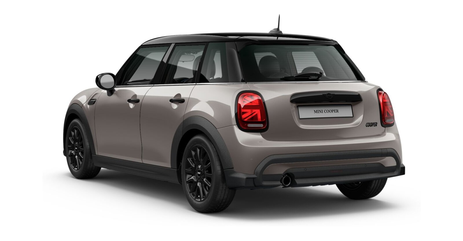 MINI MINI 5-Türer in Grau von hinten MINI MINI 5-Türer in Grau von hinten