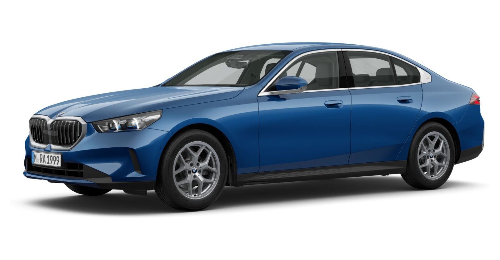 BMW BMW 5er in Blau von vorne BMW BMW 5er in Blau von vorne