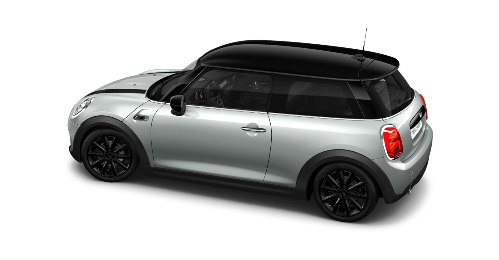 MINI MINI 3-Türer in Silber von hinten MINI MINI 3-Türer in Silber von hinten