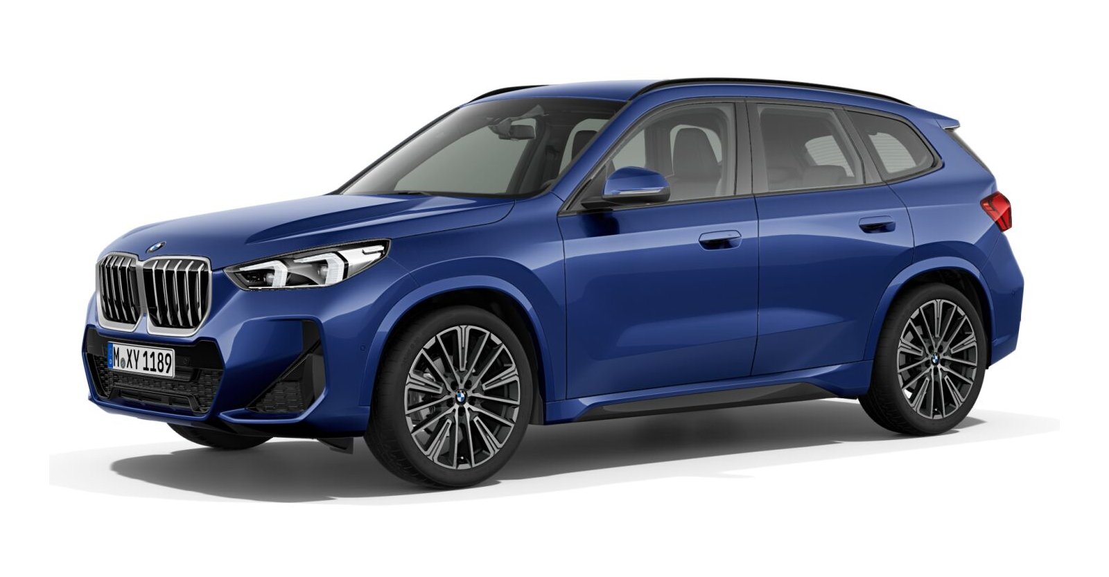 BMW BMW X in Blau von vorne BMW BMW X in Blau von vorne