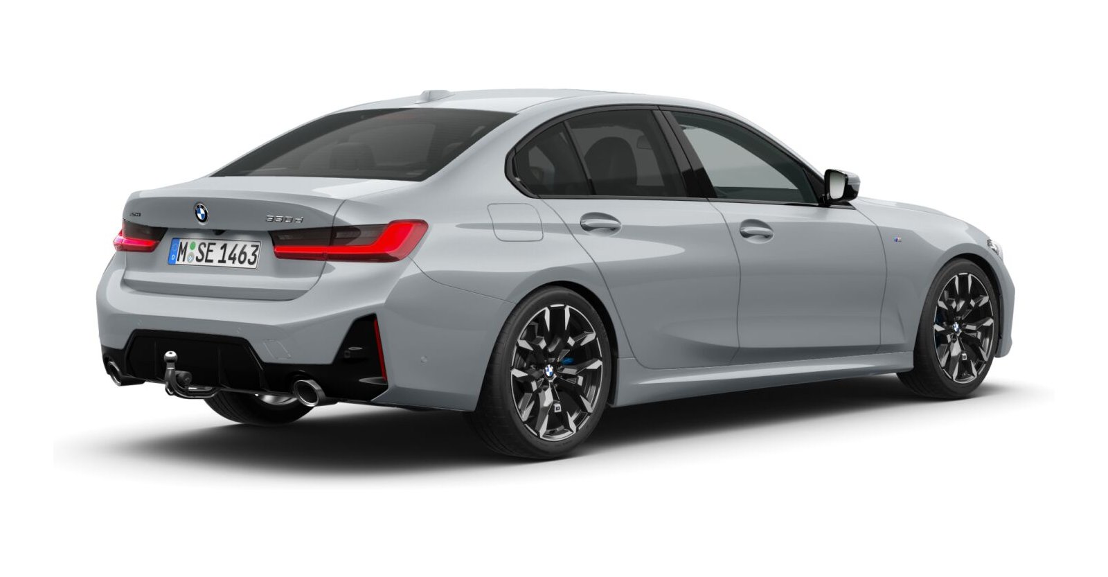 BMW BMW 3er in Grau von hinten