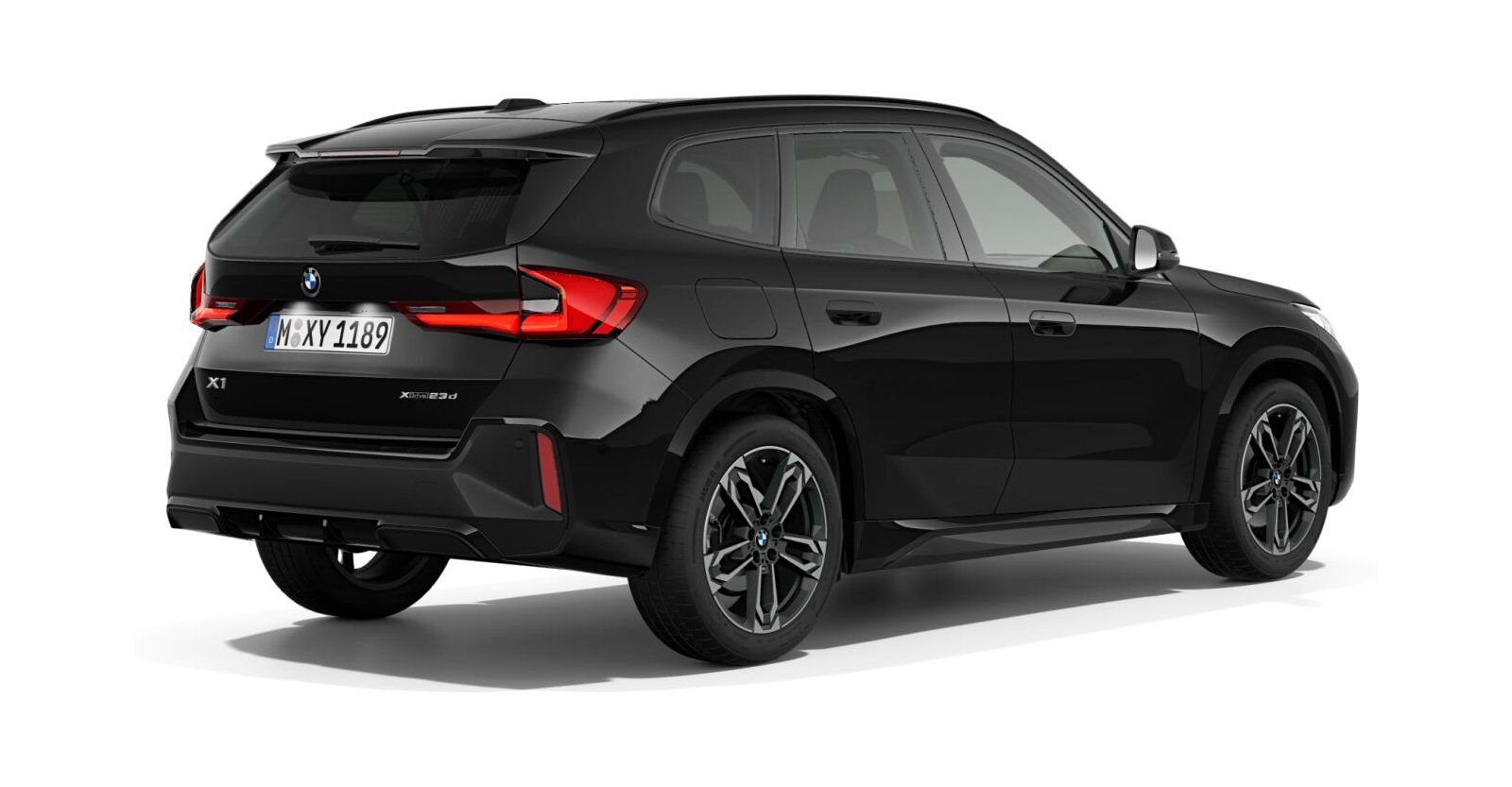 BMW BMW X in Schwarz von hinten BMW BMW X in Schwarz von hinten