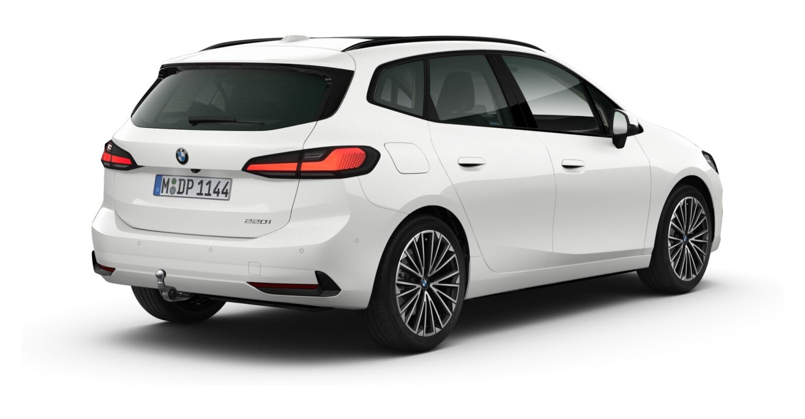BMW BMW 2er in Weiß von hinten