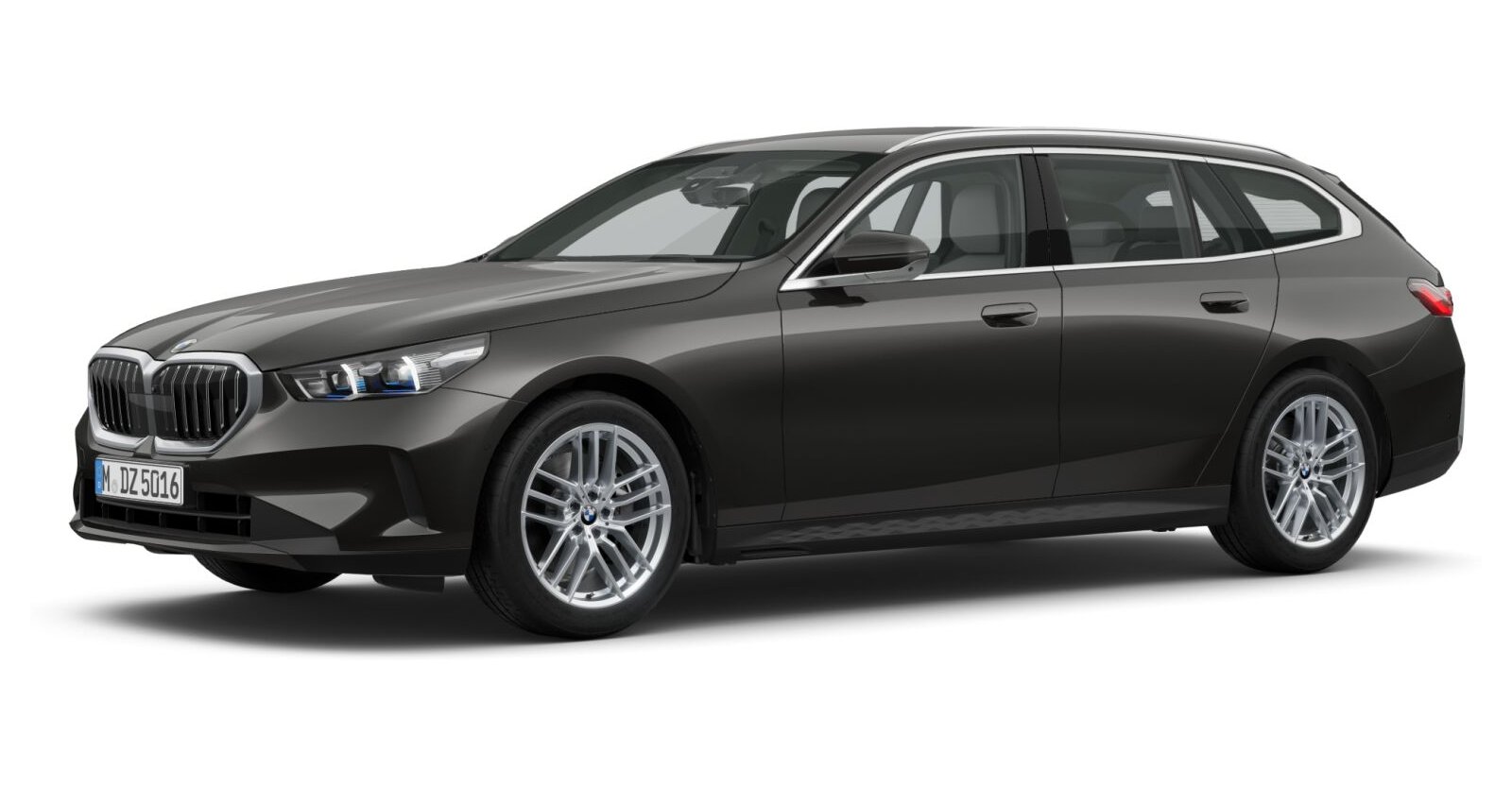 BMW BMW 5er in Grau von vorne