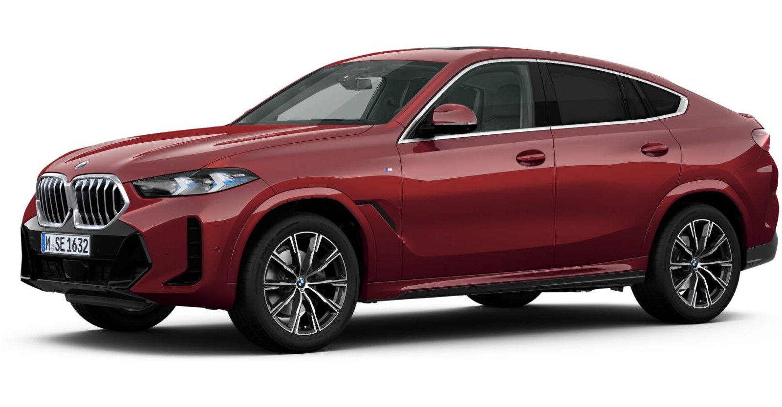 BMW BMW X in Rot von vorne