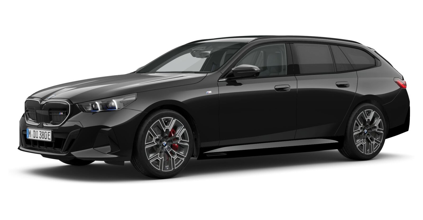 BMW BMW I in Schwarz von vorne BMW BMW I in Schwarz von vorne