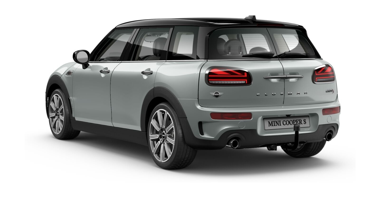 MINI MINI Clubman in Silber von hinten MINI MINI Clubman in Silber von hinten