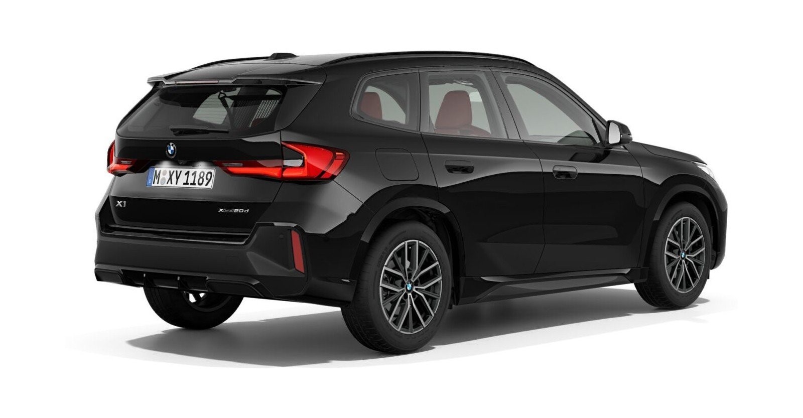 BMW BMW X in Schwarz von hinten BMW BMW X in Schwarz von hinten