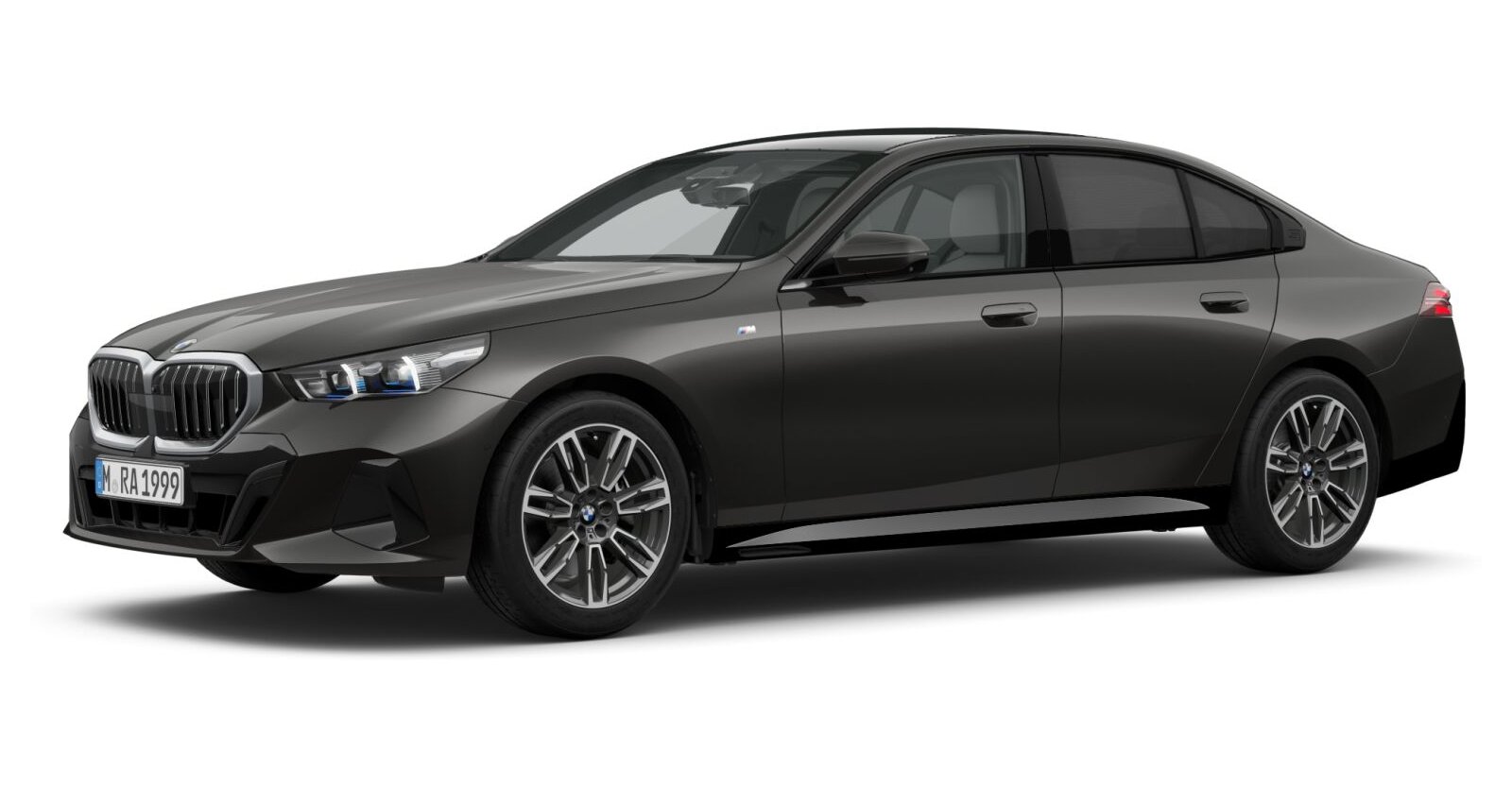 BMW BMW 5er in Grau von vorne