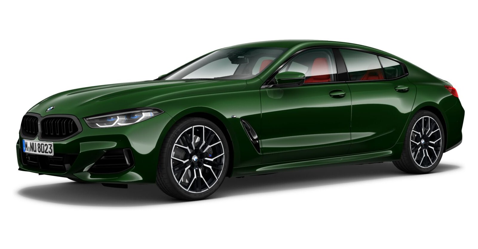 BMW BMW 8er in Grün von vorne BMW BMW 8er in Grün von vorne