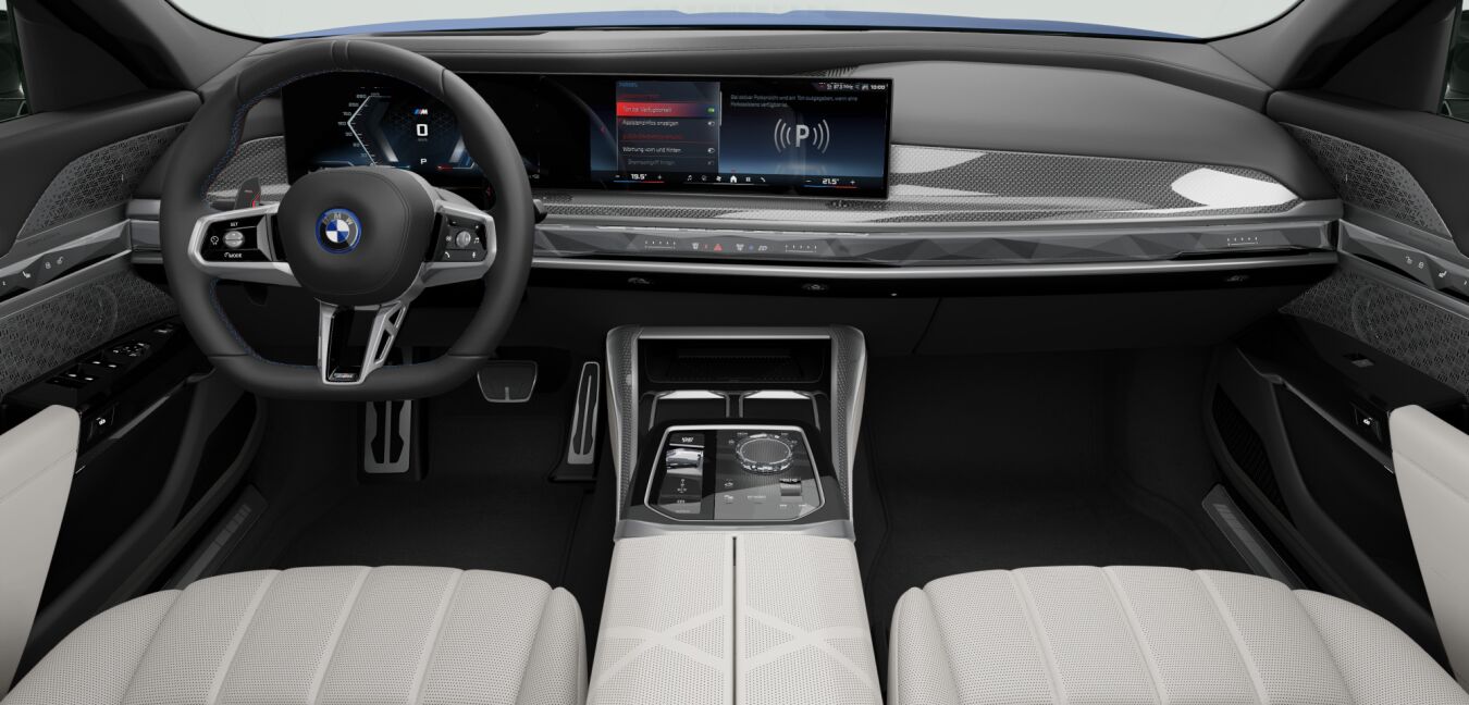 BMW BMW 7er im Innenraum von vorne BMW BMW 7er im Innenraum von vorne
