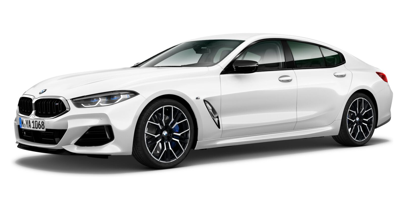 BMW BMW 8er in Weiß von vorne BMW BMW 8er in Weiß von vorne