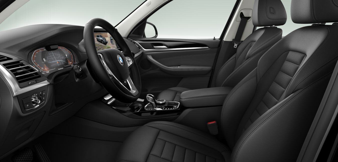 BMW BMW X im Innenraum seitlich