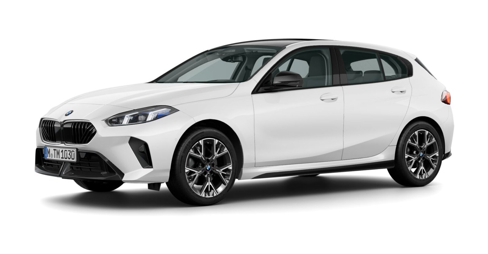 BMW BMW 1er in Weiß von vorne