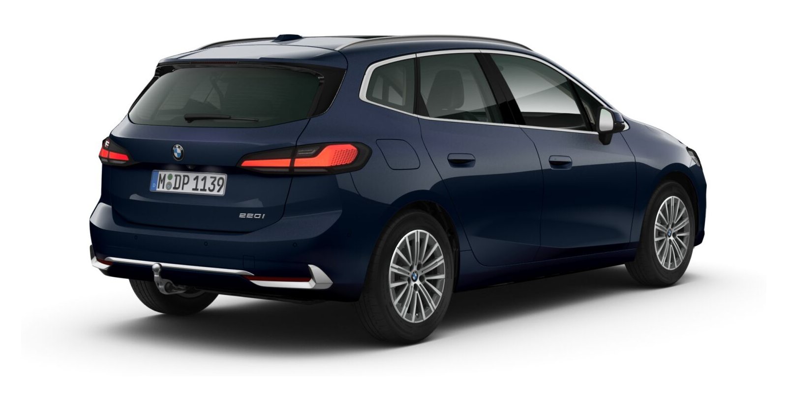 BMW BMW 2er in Blau von hinten