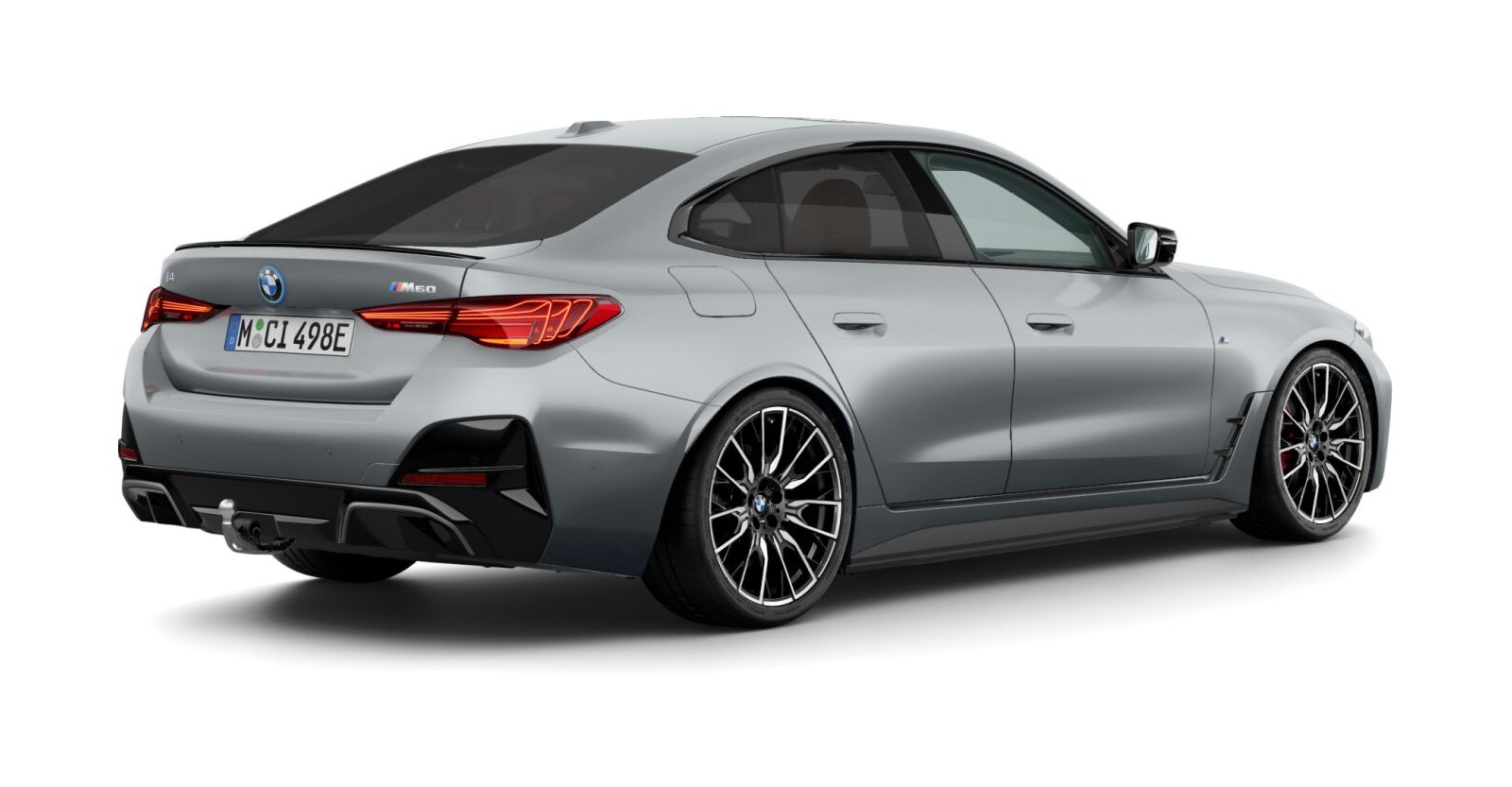BMW BMW I in Grau von hinten BMW BMW I in Grau von hinten
