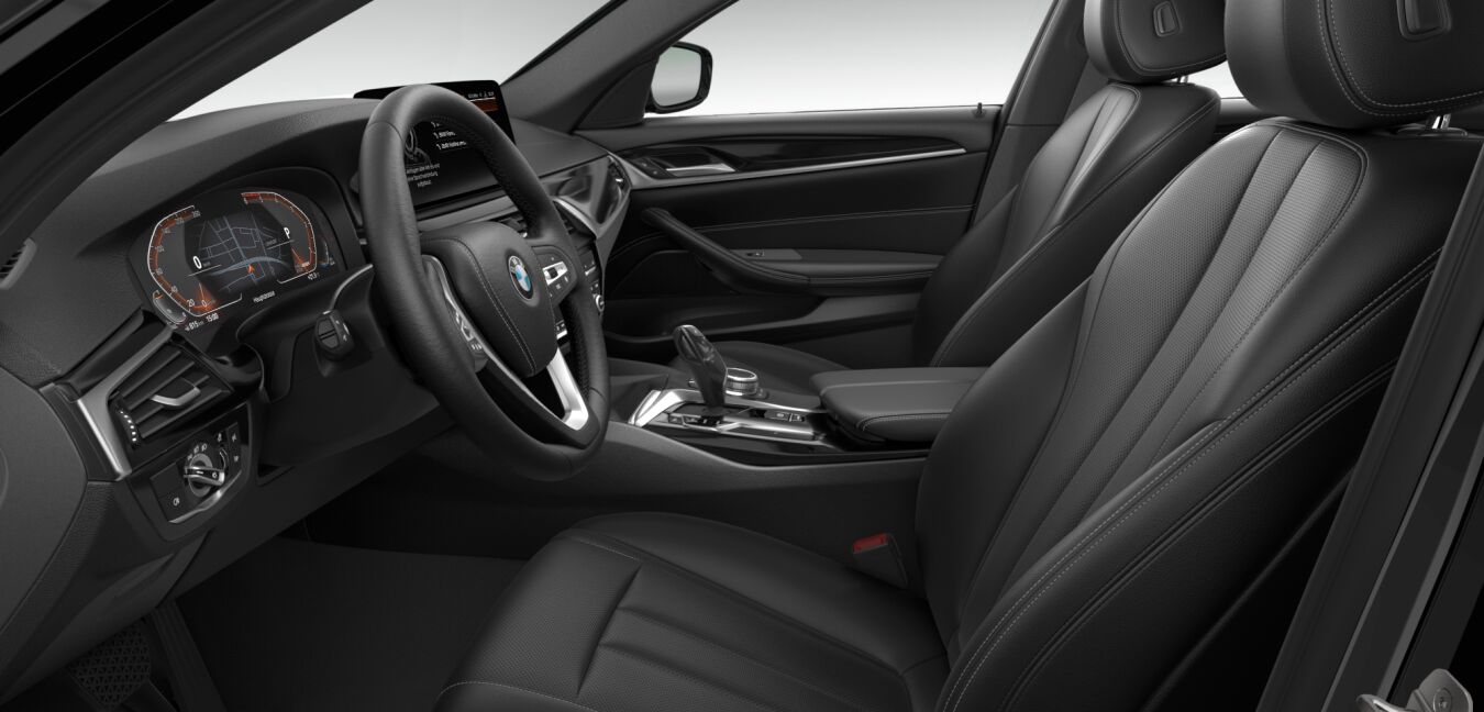 BMW BMW 5er im Innenraum seitlich BMW BMW 5er im Innenraum seitlich