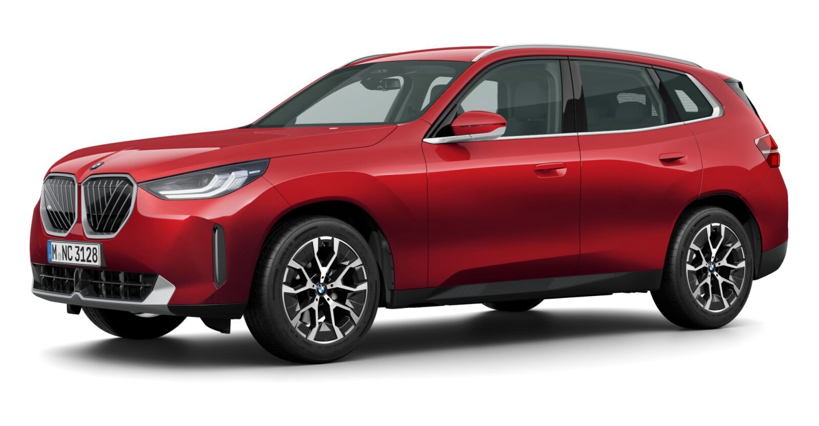 BMW BMW X in Rot von vorne