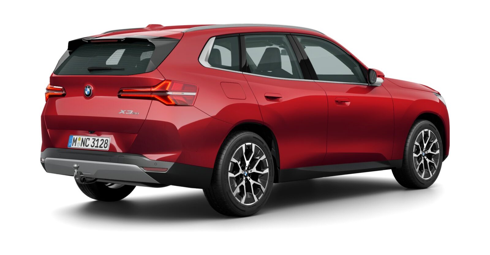 BMW BMW X in Rot von hinten